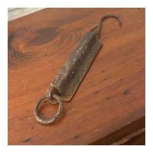 Vintage John Chatillon & Sons 25 Pound Hanging Brass Scale