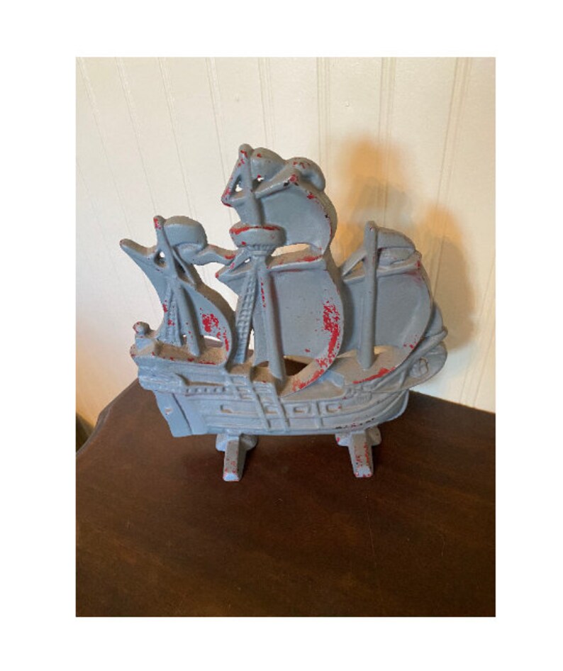 Antique Nautical Decor Cast Iron Ship Door Stop Baileyburruss MFG. CO