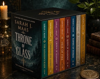 Coffret intégral de livres de poche Throne of Glass – Série fantastique de Sarah J. Maas | Collection