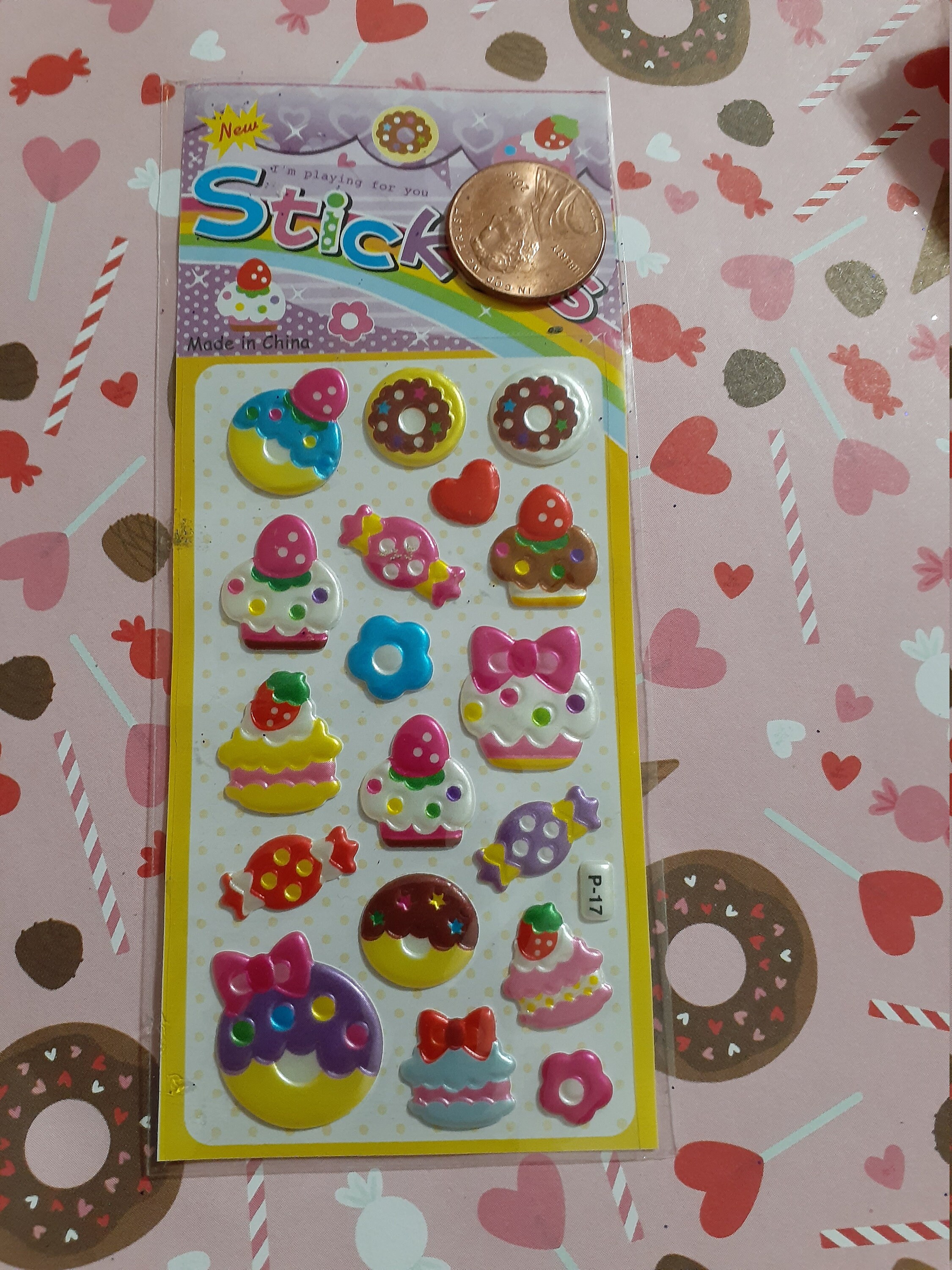 Puffy 3D Stickers for scrapbooking DIY / deco stickers cute Etsy