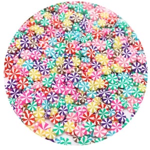 Candy Sprinkle Mix,Polymer Clay Fake Sprinkles, Decoden Funfetti