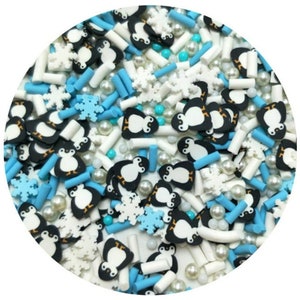 Christmas Sprinkle Mix,Polymer Clay Fake Sprinkles, Decoden Funfetti
