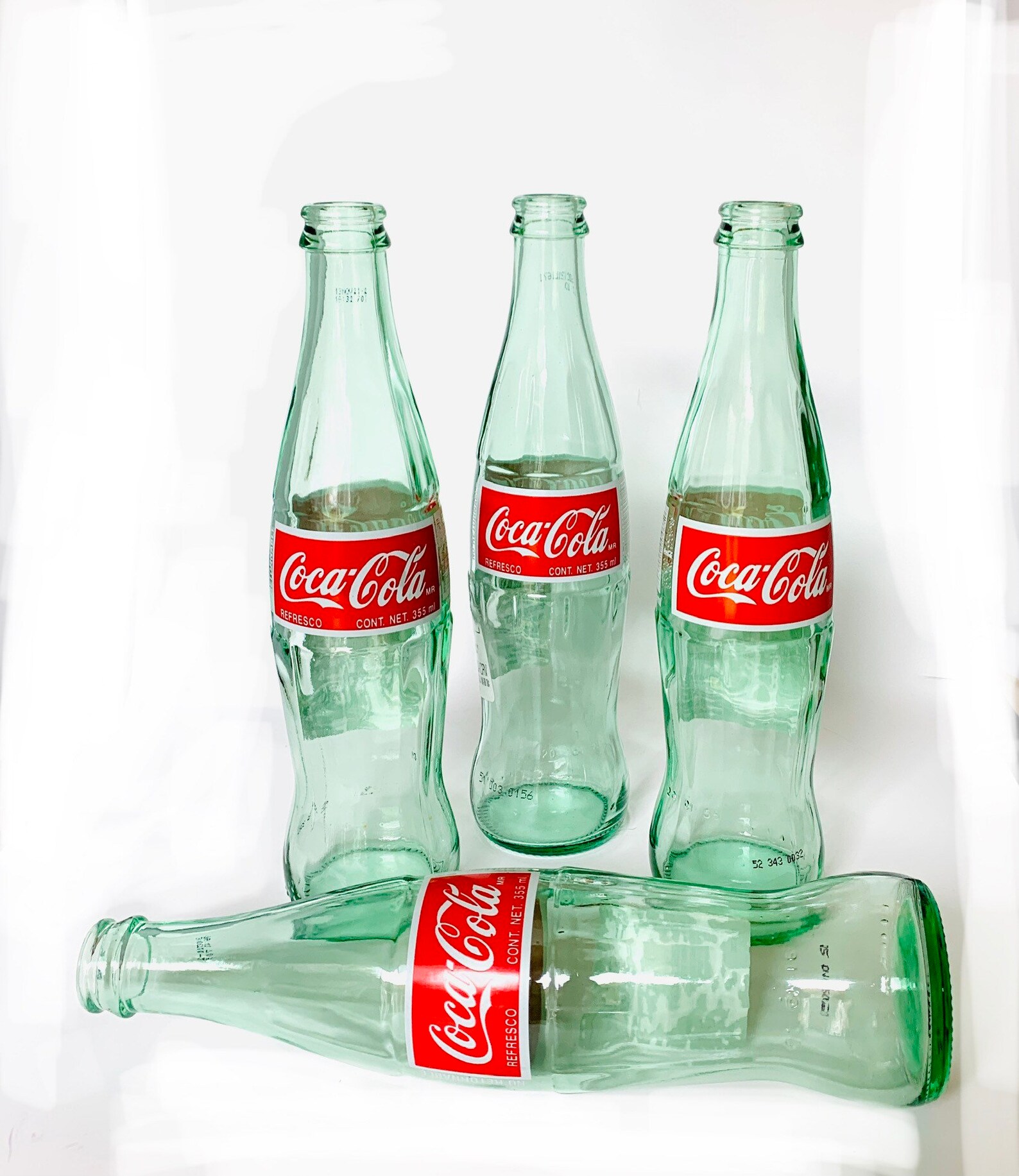 Cocacola Green Glass Bottles Empty and Clean Etsy