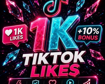 TikTok-Engagement – 1.000 Likes + 10 %