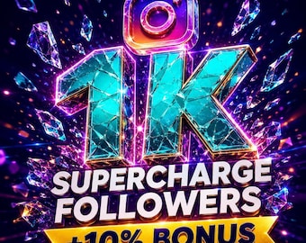 Beschleunigtes Instagram-Follower-Wachstum: Über 1000 Follower – 10 % GRATIS-GESCHENK