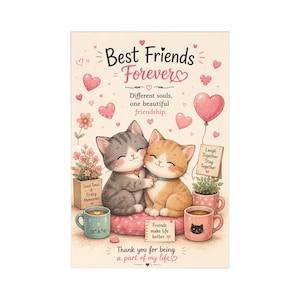 Best Friends Forever Postcard