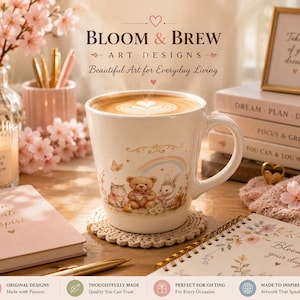 Morning Bloom Latte Mug
