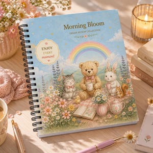 Morning Bloom Spiral Journal