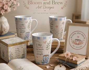 Pastel Floral Latte Mug