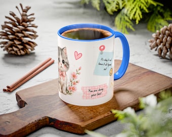 Hope Grows Here Cat Mug