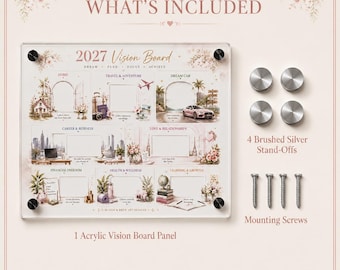 2027 DIY Acrylic Vision Board