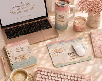 Dream Bloom Pastel Mouse Pad