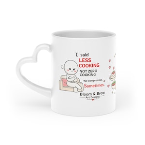 Funny Heart Handle Mug