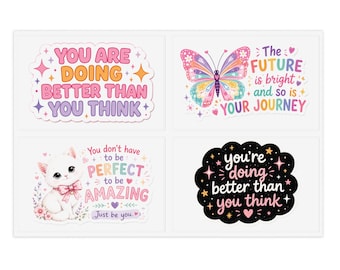 Motivational Sticker Sheet Bundle