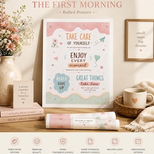 The First Morning Rolled Poster