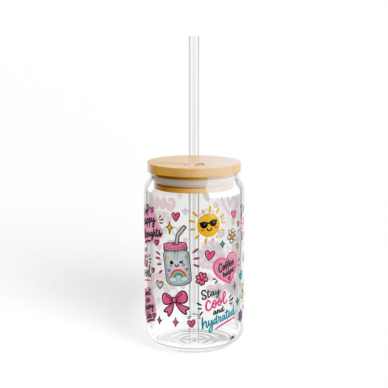 Good Vibes Glass Tumbler
