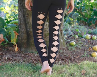 Fae Braided Leggings, Yoga, Festival, dance