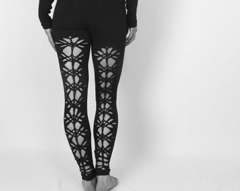 Braided Yoga Leggings  "Krystal"