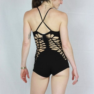 Braided Bodysuit Mini Romper /Yoga//Festival//dance Raya Romper