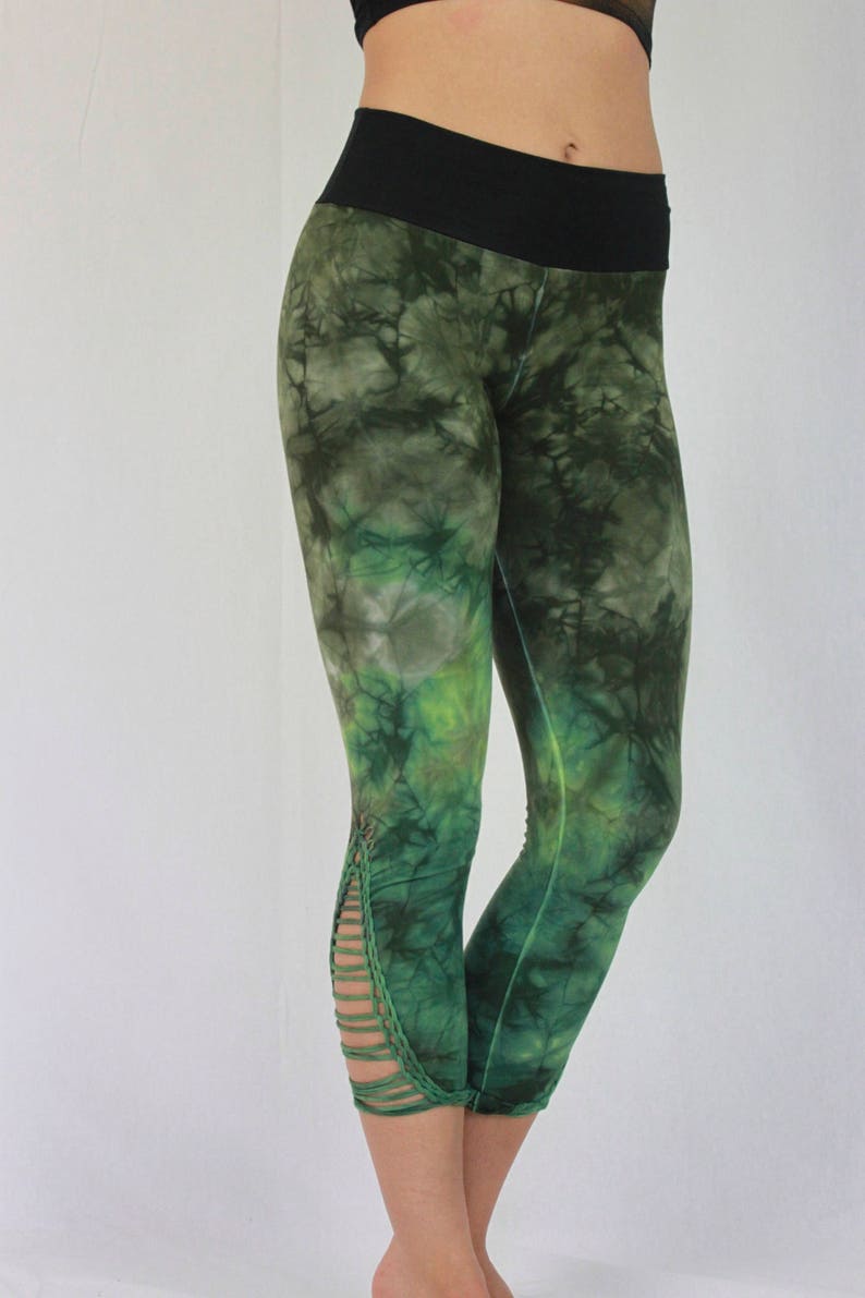 Hand-Dyed Leggings || Clove