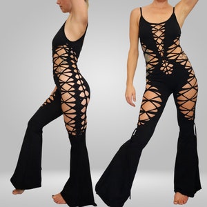 Vixen Flare jumpsuit Bodysuit/catsuit Cosmic Vixen festival fire performer