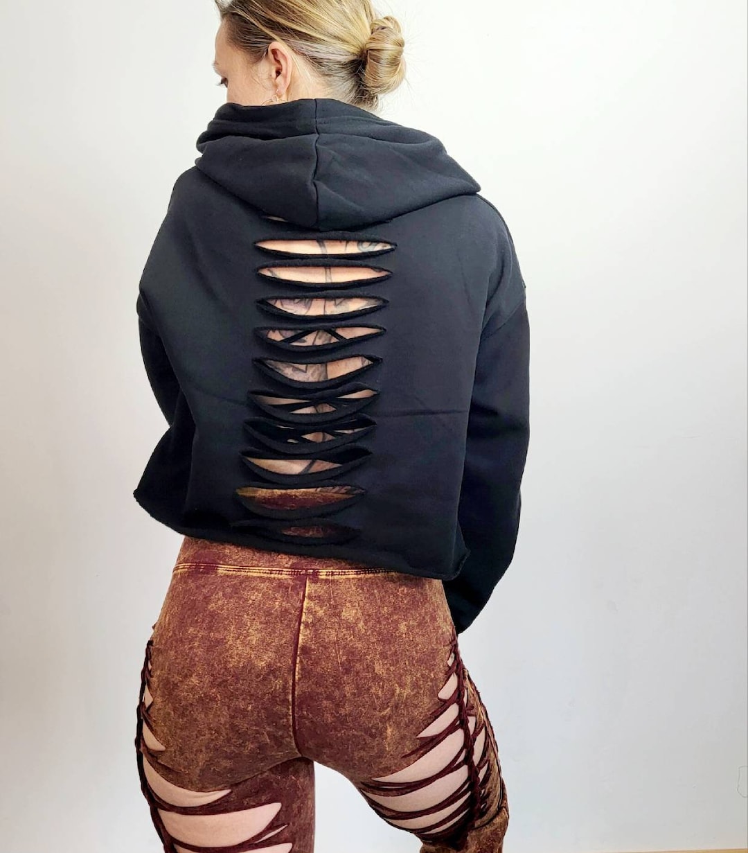 トップス aeae I LOVE CANDY Crop Hoodie s-l1200.jpg