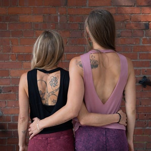 Key Hole Flowy Braided Racerback Tank image 9