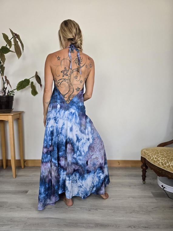 blue rayon dress Atoll Blue Hawaiian Girl Rayon Dress for Summer Fun – Lavahut