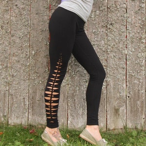 Yoga leggings Braided Leggings Wild Fern