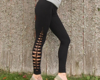 Yoga leggings Braided Leggings Wild Fern
