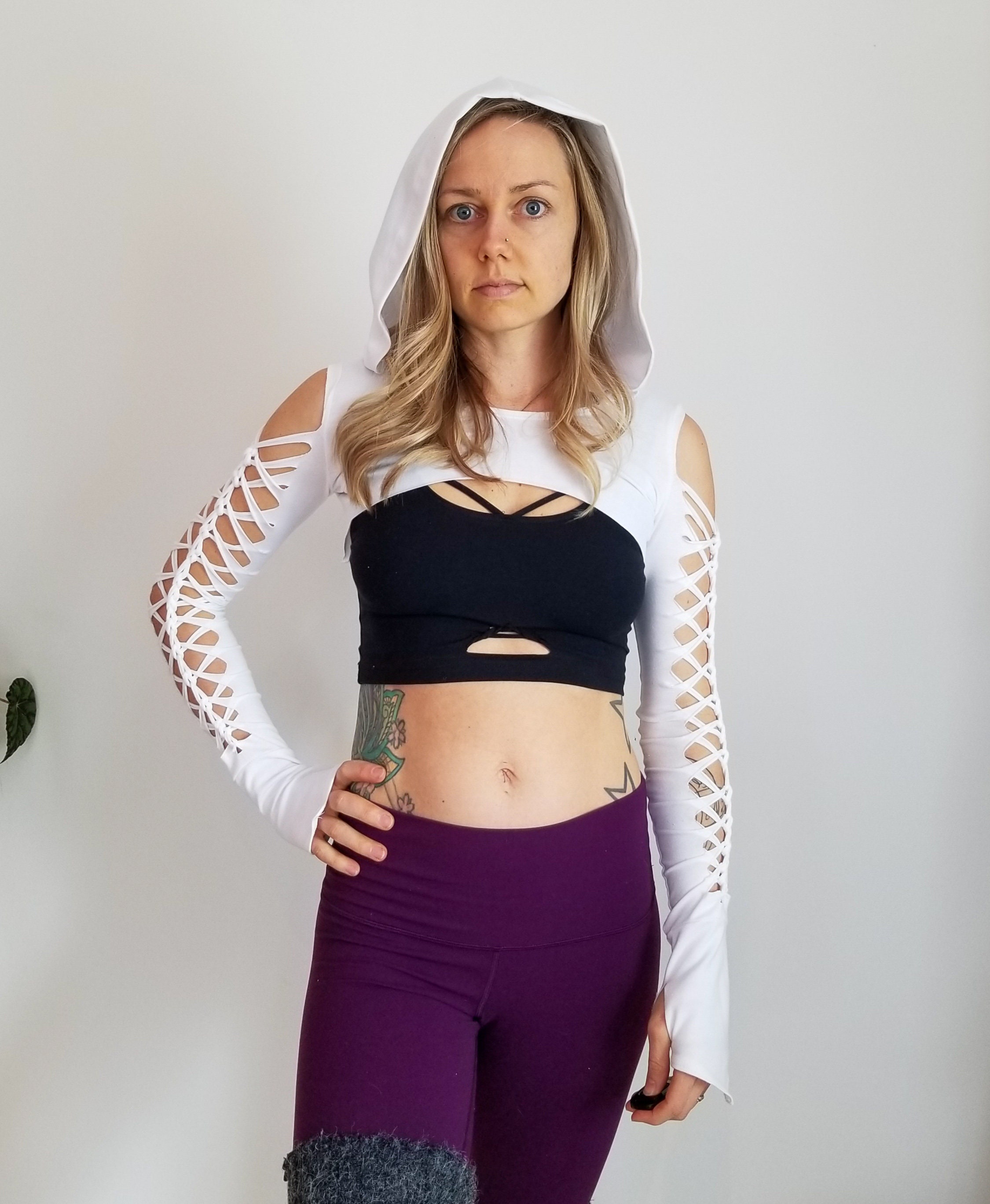 Sexy Yoga Pants and Crop Top 