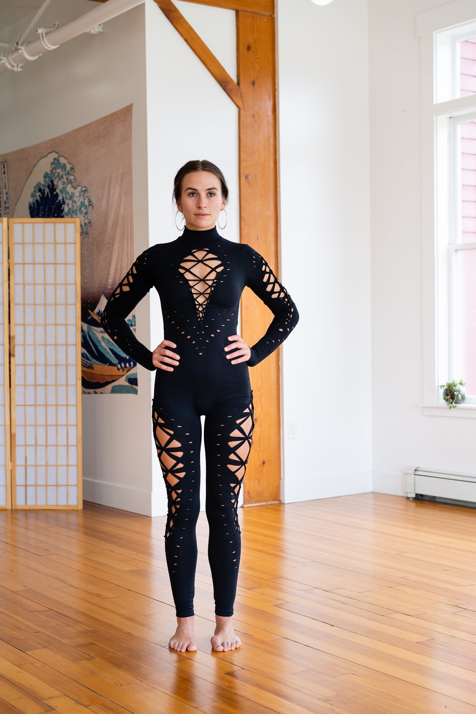 Jupiter Braided Bodysuit Catsuit festival fire performer