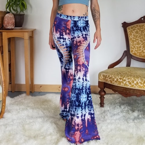 Tie Dye Foxy Flares Yoga Pants Butter 