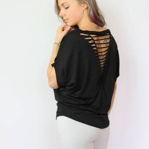 Braided Poncho Shirt Organic Bamboo Relaxed fit