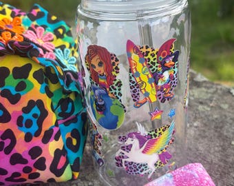 90’s style makeup bag set
