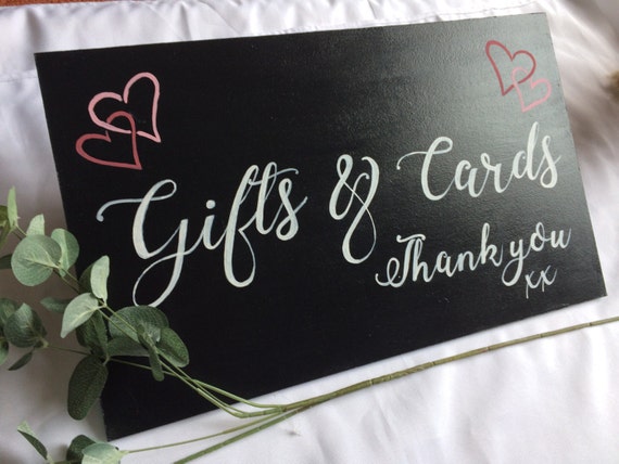 Blackboard Chalkboard Handpainted Wedding Sign Etsy