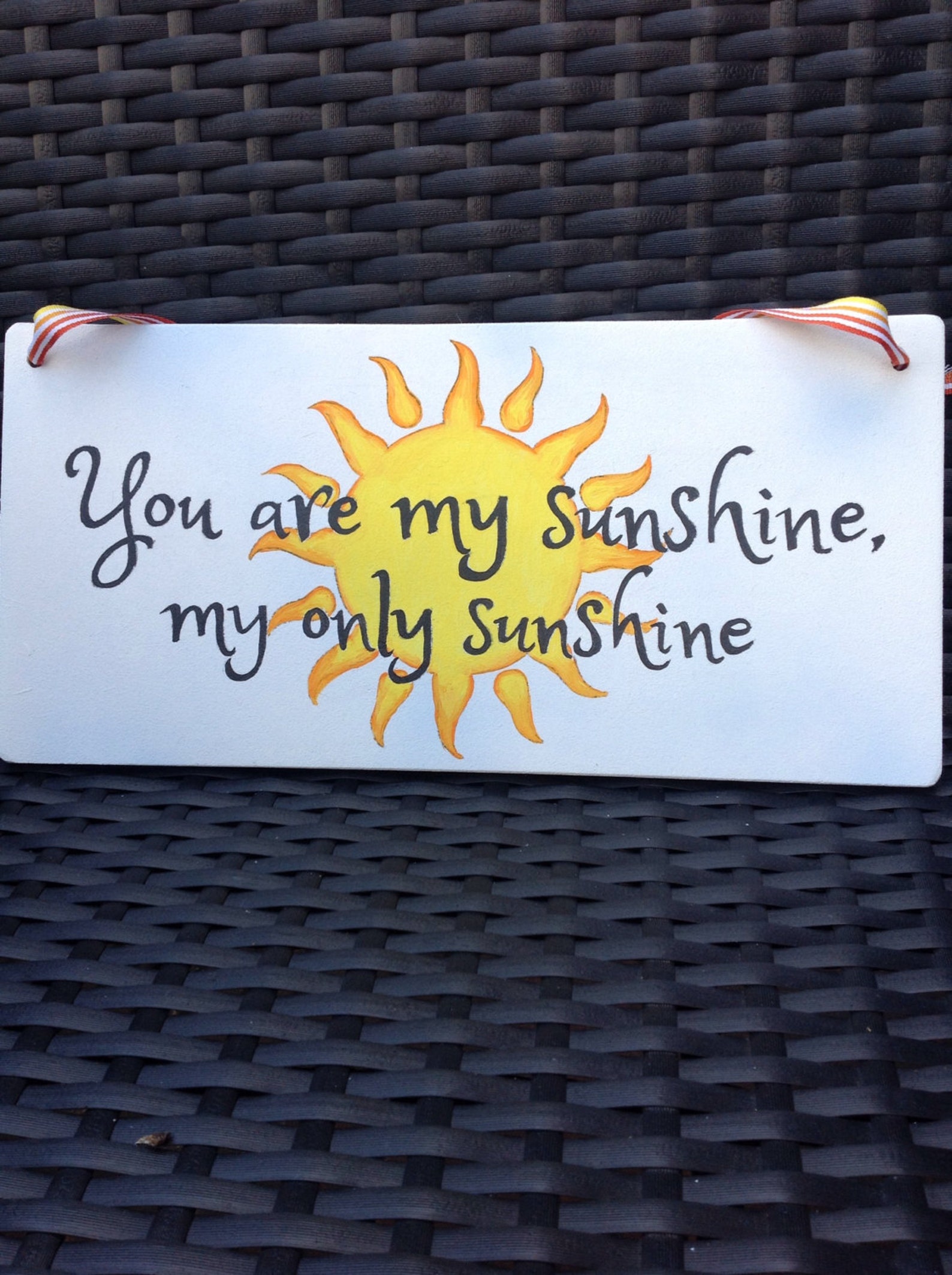 You Are My Sunshine Hand Painted Plaque Etsy