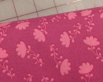 Pink Tone on Tone Flowers Floral Lucy/'s Garden Tonal Fuchsia Riley Blake Designs Quilting Cotton Fabric