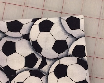 FAT QUARTER cut of Soccer Balls - Timeless Treasures