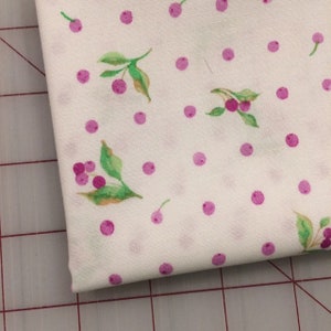 Love Letters - Flower Dot in Lilac - Continuous yardage available, sold by half yard