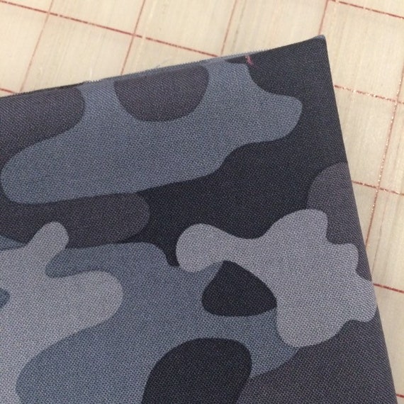 FAT QUARTER Cut of Dear Stella Incognito Camo in Ocean 