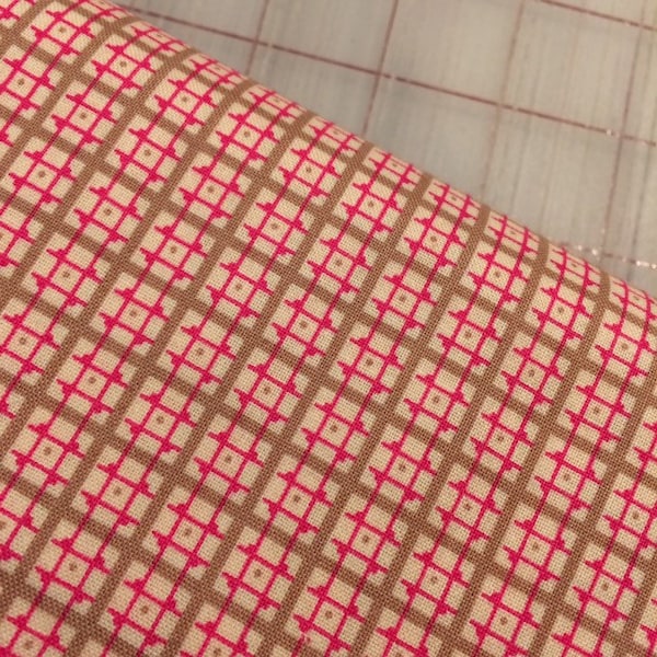 Ansonia - Delicate Plaid in Mushroom - Continuous yardage available, sold by the half yard