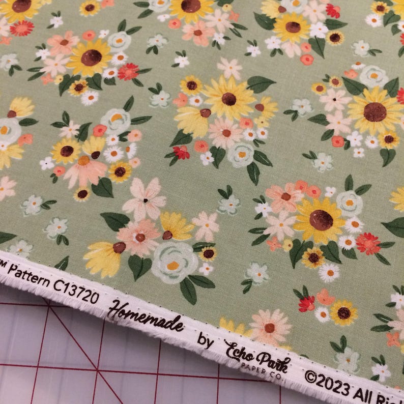 Corte Fat Quarter de Main en Sage - Casero **Solo cortes FQ** - Etsy España