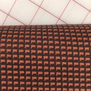 FAT QUARTER cut of Denyse Schmidt - Connecticut Geometric in Mushroom **FQ cuts only**