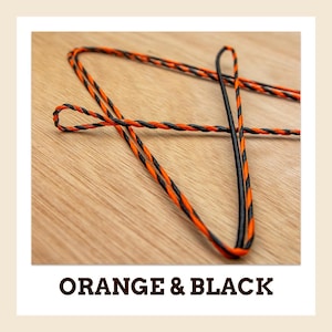 Custom Two-Colour D97 Flemish Twist Bowstring - Handmade Archery Bowstring for Recurve & Longbow