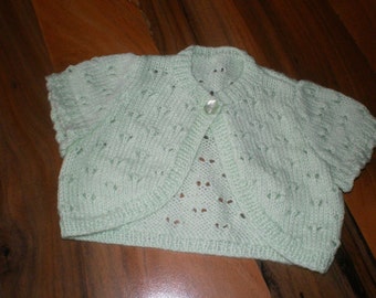 duck egg blue bolero jacket