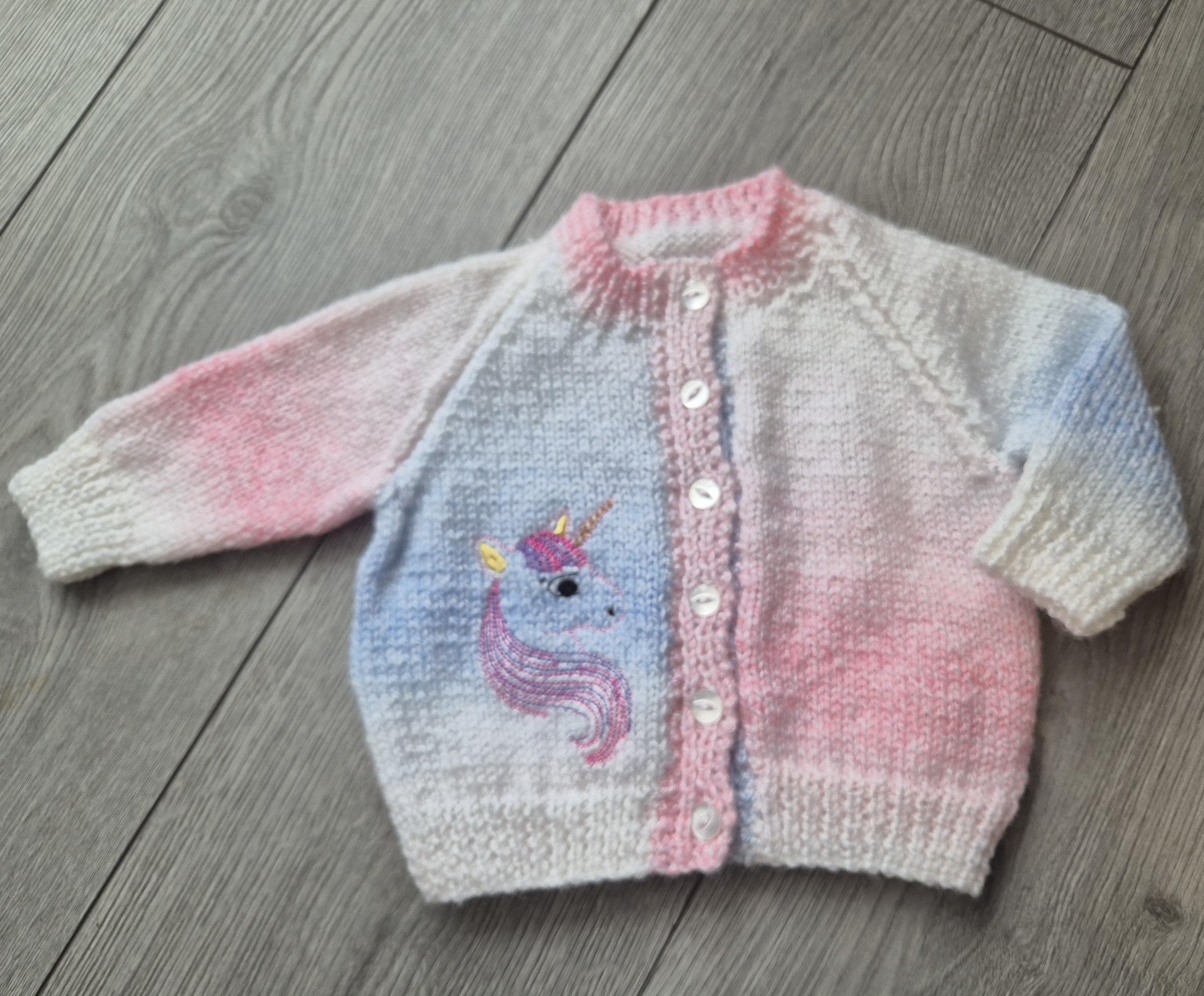 Hand Embroidered Unicorn Sweater - Etsy