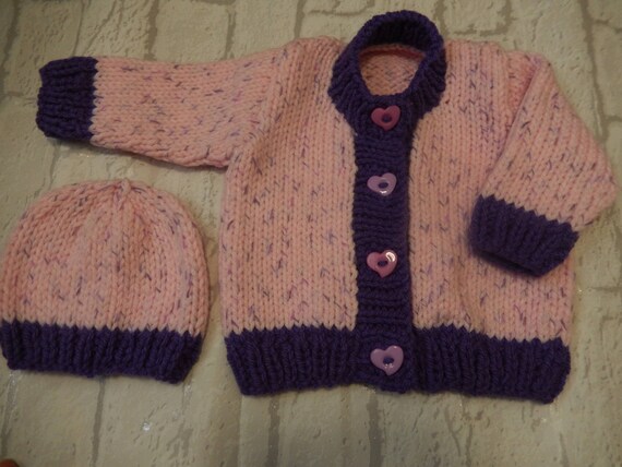 baby sweater with cap