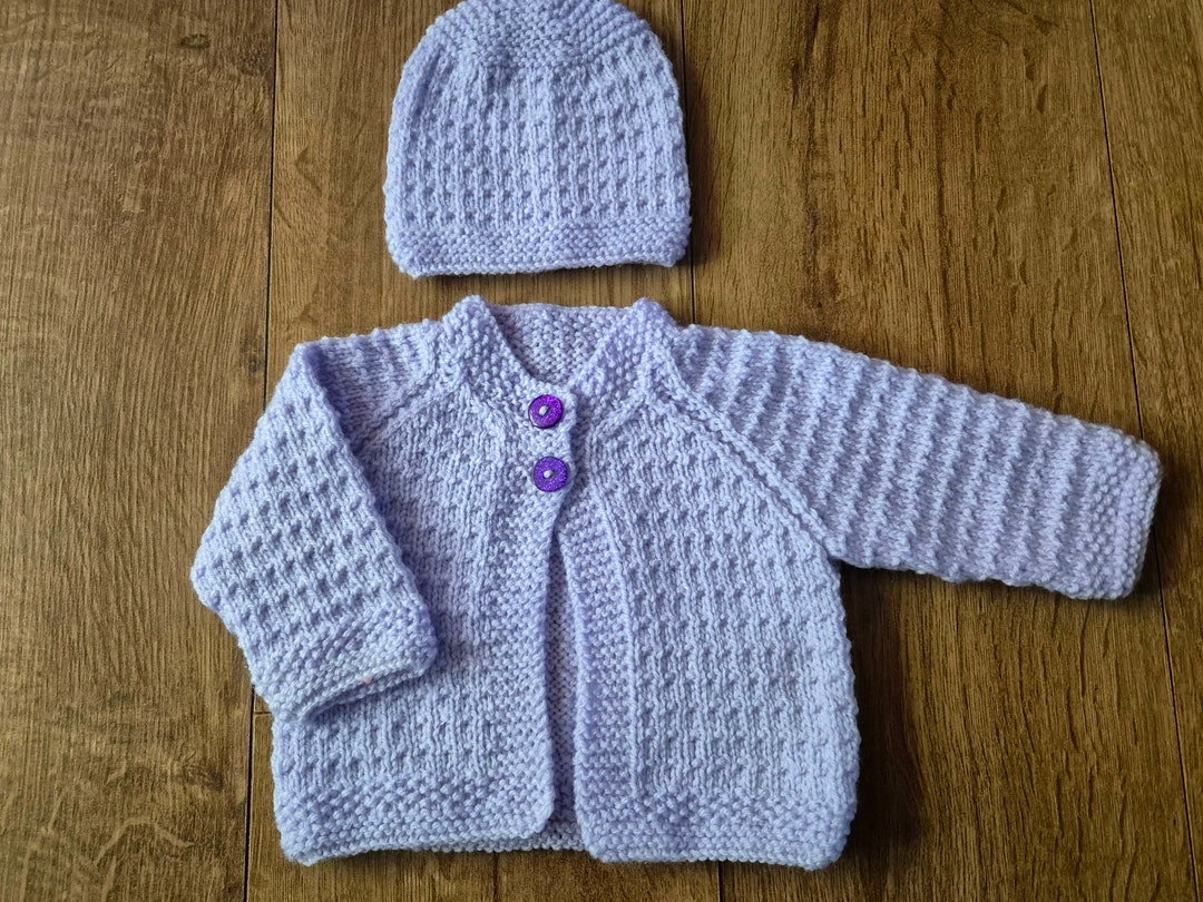 Nature Baby Piper Cardigan - Lilac Trio main image 1