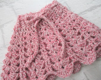 crochet baby skirt, baby girls pink mix skirt, newborn